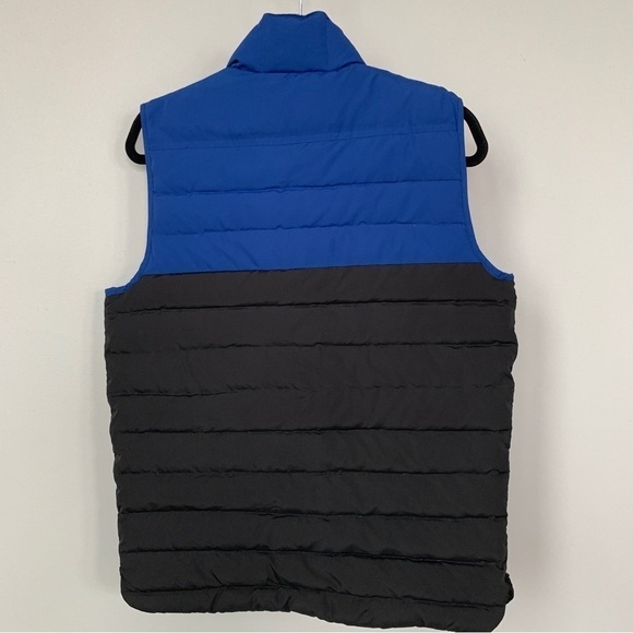 J. CrewAuthentic Outerwear Blue & Black Down Puffer Vest Size XS - Picture 3 of 8